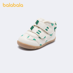 balabala 巴拉巴拉 婴儿学步鞋男童宝宝冬季加绒保暖柔软防滑女小童
