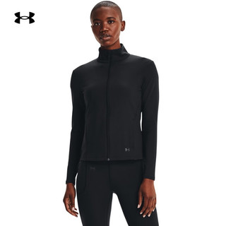 安德玛（UNDERARMOUR）Motion女子柔软针织训练运动外套1366028 黑色001 M