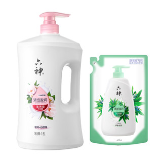 六神 清香白茯苓1.5L*1瓶+420ml*1袋