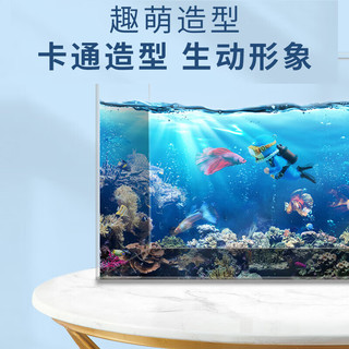 ATUO 阿拖 漂浮潜水员蓝胖子 鱼缸造景装饰小摆件 水族造景观赏素材