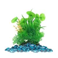 阿拖 ATUO 鱼缸造景蓝色腰果350g 水草造景套装小鱼缸摆件水族箱树脂装饰