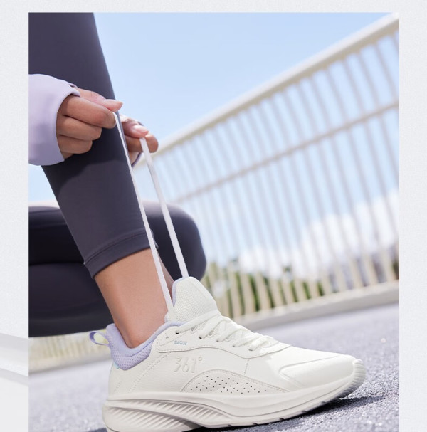 【省231元】361°跑鞋_361° 361度女鞋运动鞋冬季革面加绒保暖跑步鞋