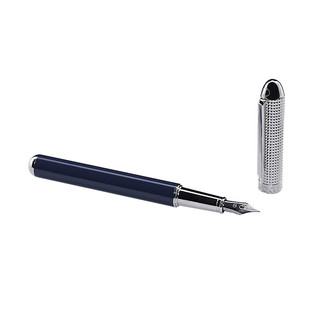 大卫杜夫(Davidoff)巴黎系列签字笔钢笔 书写流畅 商务办公笔 蓝色钢笔-细-23429