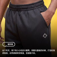 RIGORER 准者 加绒针织长裤美式篮球运动裤男2024新款冬季户外保暖休闲卫裤