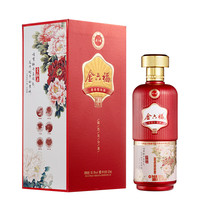 金六福 国色天香 50.8度 500ml 单瓶装 浓清兼香型白酒 年货