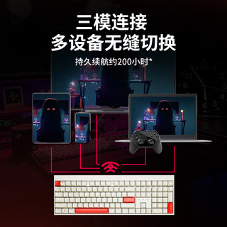 CHERRY 樱桃 MX2.0S夜鹰苍穹无线键盘 电竞机械游戏蓝牙三模办公