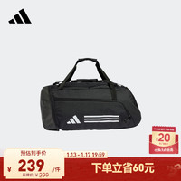 adidas 阿迪达斯 大容量运动旅行包拎包男女阿迪达斯IP9863 黑色/白 NS