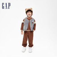 Gap男幼童冬季LOGO可脱卸2合1羽绒服一衣多穿保暖外套857744