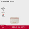 CHARLES & KEITH 520CHARLES&KEITH新品CK6-50680926-1撞色绗缝菱格迷你卡包女