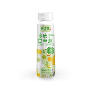 【顺手买一件】新宝堂陈皮甘草茶228mL*1瓶0糖0脂0卡凉茶植物饮料