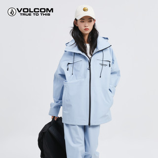 VOLCOM钻石户外登山硬壳冲锋衣款式外套秋款防水防风纯色夹克