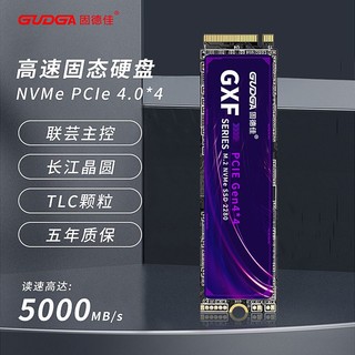 GUDGA 固德佳 GXF M.2 NVMe PCle4.0  512G 1TB 2TB PS5固态硬盘SSD TLC