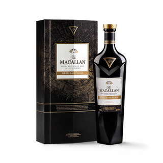 麦卡伦（MACALLAN）奢想湛黑 单一麦芽威士忌 700ml 洋酒 