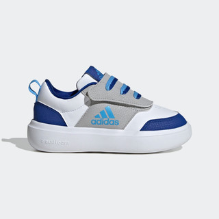 adidas PARK ST AC C缓震回弹休闲运动鞋男小童阿迪达斯 白色/灰色/蓝色 32(195mm)