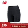NEW BALANCE 运动裤24年女款舒适运动时尚修身跑步短裤WS41271 BK L