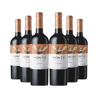 MONTES 蒙特斯 限量精选 佳美娜干型红葡萄酒 750ml*6支