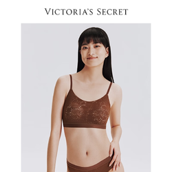 VICTORIA'S SECRET 维多利亚的秘密 小雏菊老花蕾丝返定杯固定薄杯无钢圈文胸内衣 14F7摩卡棕