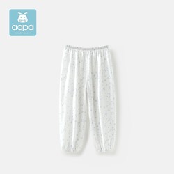 aqpa 婴儿夏季纯棉防蚊裤 白色 90cm