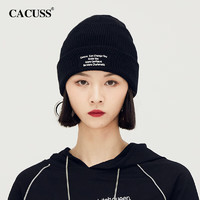CACUSS帽子男女秋冬毛线帽时尚针织帽保暖护耳防风包头帽套头帽