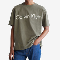 卡尔文·克莱恩 Calvin Klein 凯文克莱男款吴希泽同款CK休闲字母印花短袖T恤集C