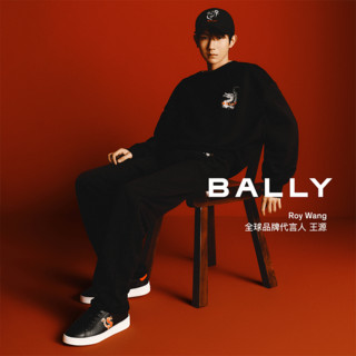 BALLY 巴利 男士黑色卫衣6307052 黑色 XS