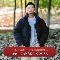 加拿大鹅（Canada Goose）【】Lawrence男士羽绒休闲夹克外套大鹅羽绒服 2802M 61 黑色 M