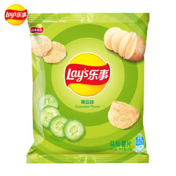 Lay's 乐事 薯片23克多口味小包装休闲食品零食办公室居家追剧顺利礼包零食 乐事清爽黄瓜味23克