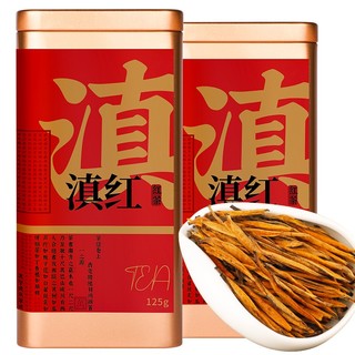 TANGPU 唐朴 新茶特级云南滇红大金针工夫红茶茶叶礼罐装250g