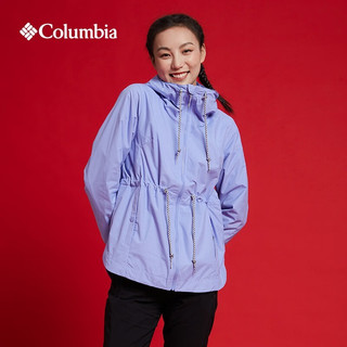哥伦比亚（Columbia）休闲衣女士春季户外运动舒适透气时尚修身连帽机织外套WR6939 WR6939567 XL(170/92A)