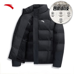 anta安踏四防科技丨羽绒服男冬季保暖运动鸭绒防泼水棉服外套面包服