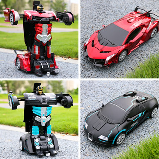 星域传奇变形车遥控汽车机器人男孩儿童玩具车rc遥控车小孩赛车