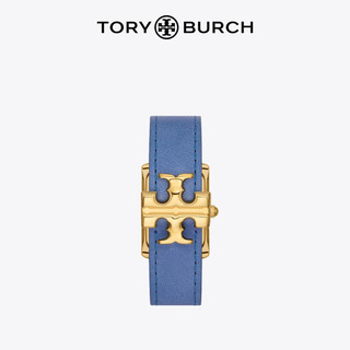 Tory Burch 汤丽柏琦  皮革表带小方表腕表TB TBW1065  000 22mm