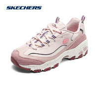 斯凯奇熊猫鞋Skechers女鞋缓震舒适学院风休闲运动鞋149589 豆沙色/多彩色/MVMT 35.5