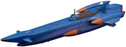 KOTOBUKIYA 寿屋 塑料模型 1/1000 比例 蓝宝石之谜 万能潜水艇 鹦鹉螺号总长度约 152 毫米 KP548