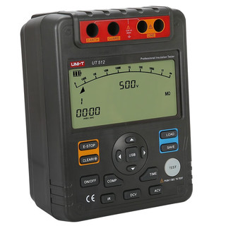 UNI-T 优利德 高压绝缘电阻测试仪数字电子摇表数显绝缘特性测量仪 UT512
