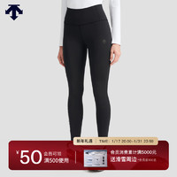 DESCENTE迪桑特 WOMEN’S TRAINING系列女士紧身裤冬季 BK-BLACK M(165/66A)