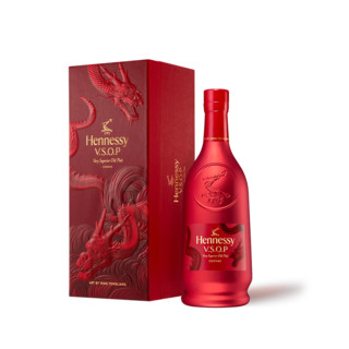 Hennessy 轩尼诗 VSOP 干邑白兰地 法国进口洋酒 700ml 龙年限量版礼盒 年货节送礼