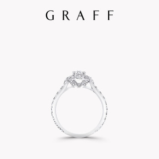 GRAFF 格拉夫 Classic Graff系列 RGR619O 椭圆形18K白金钻石戒指 0.5克拉 VS2 G 52号