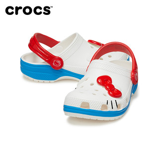 crocs 卡骆驰 Hello Kitty系列 儿童洞洞鞋 209454-100 白色 26码