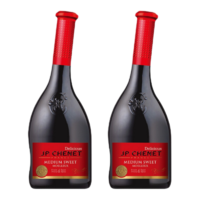 J.P.CHENET 香奈 半甜红葡萄酒 法国原装进口 甜酒 歪脖子酒女士红酒 12.5度 双支