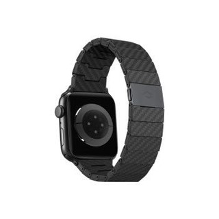 PITAKA 苹果Apple Watch Series 6/SE/5/4智能手表 纯碳纤维表带 简约现代款42/44mm