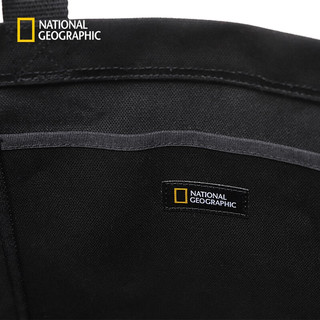 National Geographic大容量帆布包环保单肩包手提子母包 黑色BLACK One Size