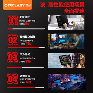 台电（TECLAST）512GB USB3.2 固态U盘 读速1050MB/s 高速办公大容量车载u盘 电脑移动硬盘系统优盘