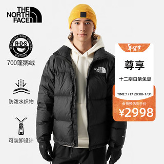 北面 1996 Nuptse 中性运动羽绒服 NF0A3C8D-LE4 黑色 XS