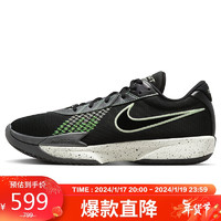 NIKE 耐克 篮球鞋男子缓震ZOOM G.T. CUT运动鞋春夏FB2598-001黑/绿43 FB2598-001黑/微黄绿-铁灰-绿