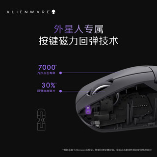 ALIENWARE 外星人 Pro专业版轻量化电竞鼠标 双模游戏鼠标超高轮询率  2.6wDPI 60g