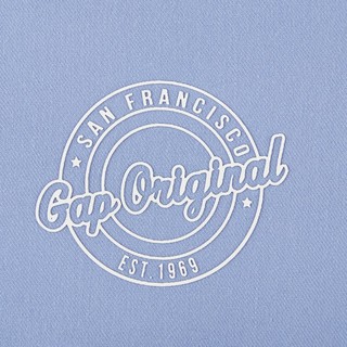 Gap男女童冬季2023LOGO学院风棒球服889597儿童装宽松外套 蓝色 150cm(L)亚洲尺码