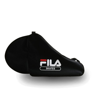 FILA斐乐轮滑包溜冰鞋包儿童成人通用单肩背包可手提冰刀全套装收纳包 黑色 常规