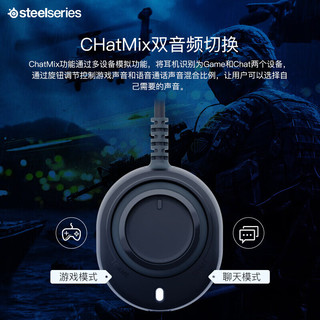 Steelseries 赛睿 Arctis 寒冰 Pro+GameDAC有线无线游戏电竞电脑头戴式耳机RGB降噪耳麦 Arctis 寒冰专业版