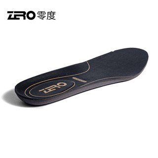 零度Zero男士鞋垫秋冬保暖柔软舒适减震鞋垫男 黑色 38码件